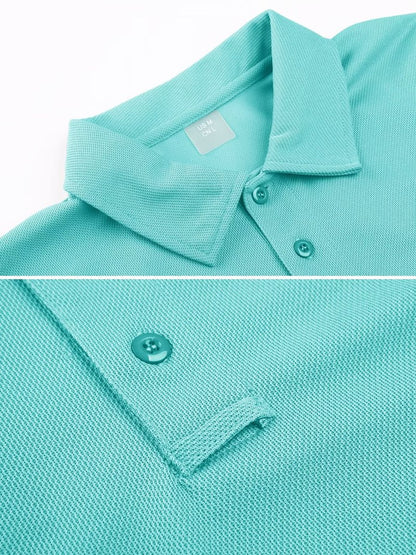 MAGCOMSEN Golf Polo Shirts for Men Short Sleeve Golf Shirts for Men Quick Dry Shirts Summer Shirts Polo Shirts Work Shirts for Men T Shirts Fishing Shirts Casual Shirts
