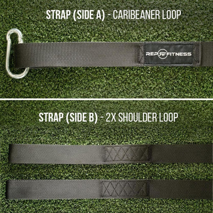 Rep Pull Sled - Adjustable Weight Pull Sled for Conditioning and Weight Training