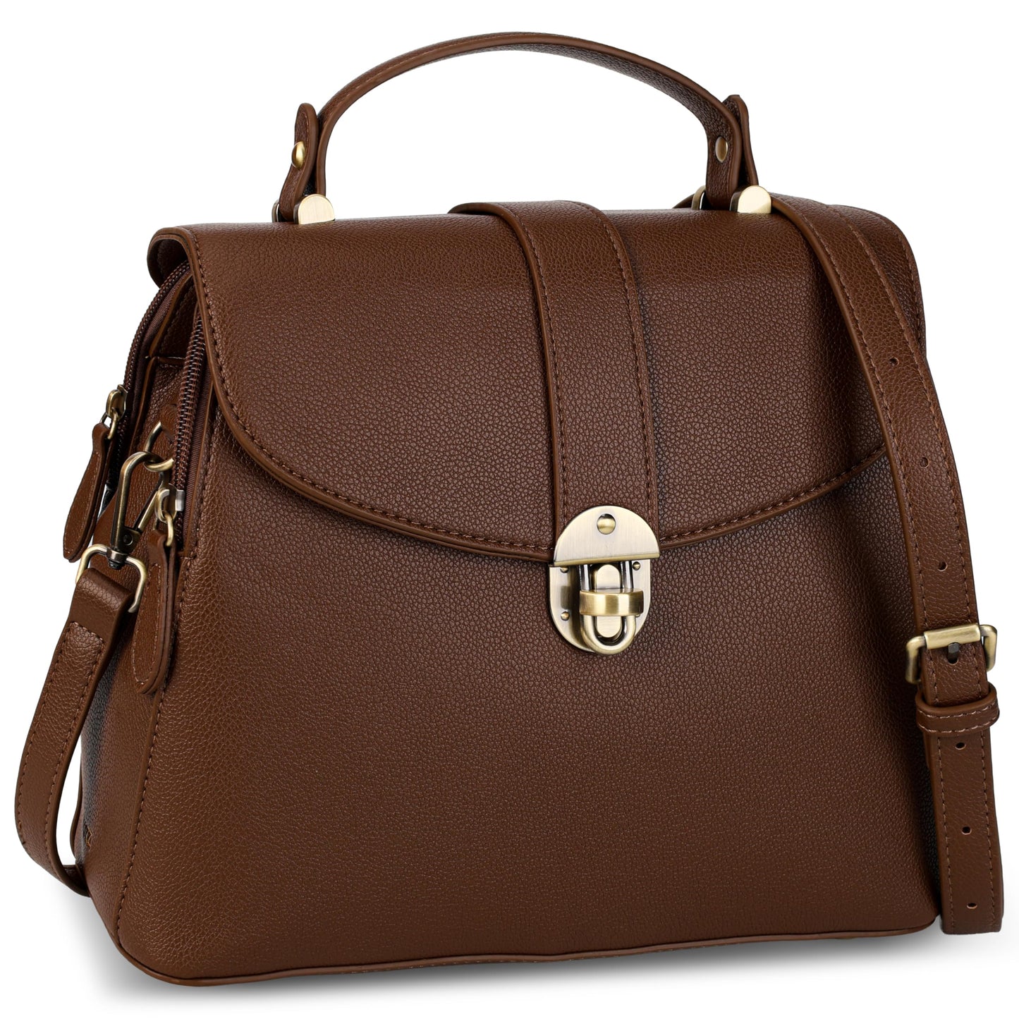 Vegan Leather Purses for Women, Faux Leather Handbags for women, Top Handle Handbags