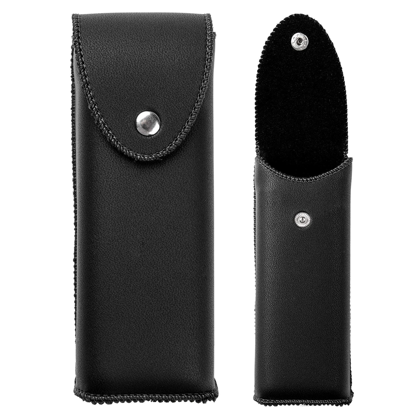 PU Leather Eyeglasses Case on Belt, Hard Eyeglass Case, Glasses Holder Belt Loop, Small Case For Eyeglass, Glasses Cases, Small Sunglasses Case, Reading Glasses Case Classy Style Black