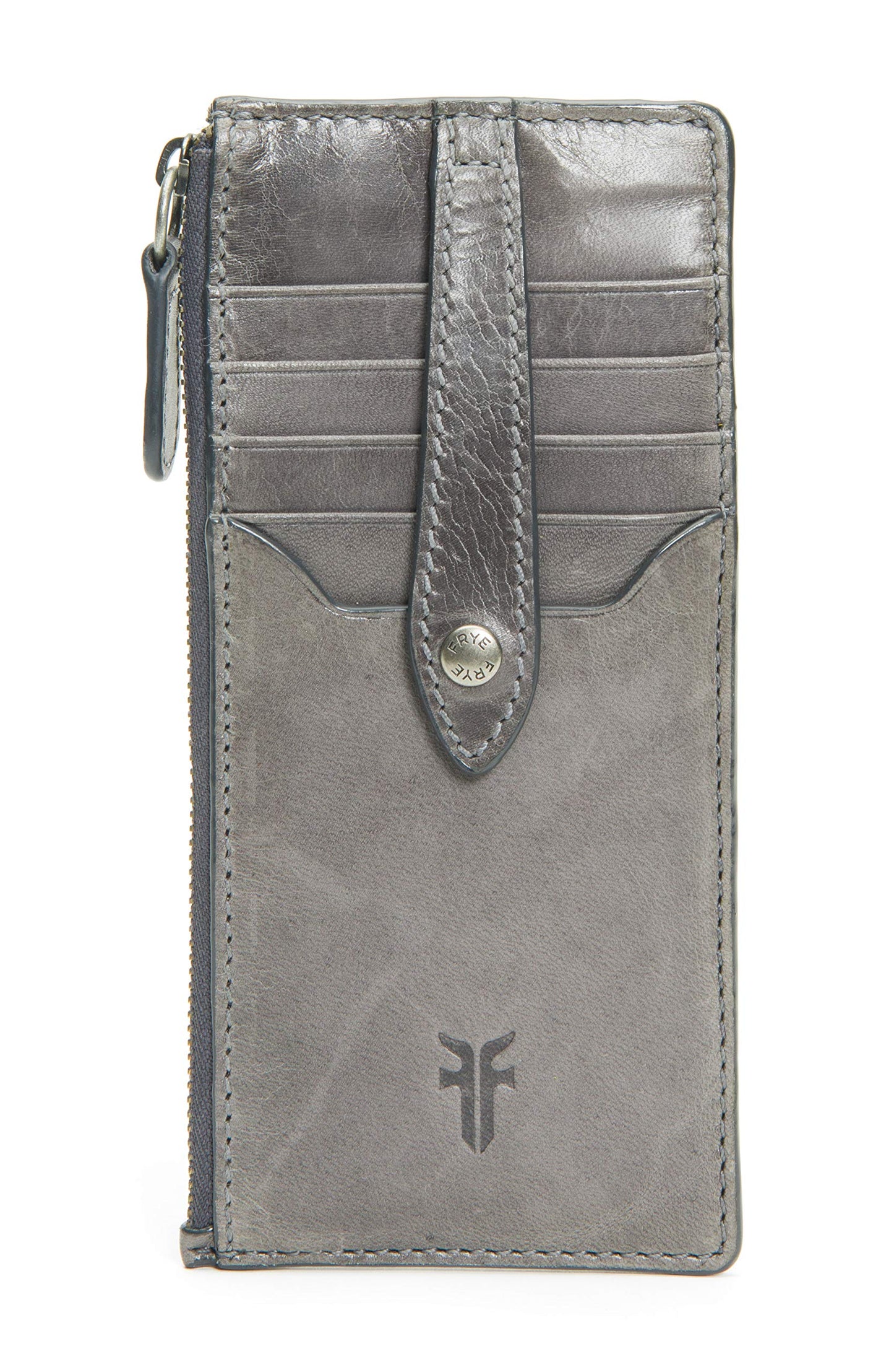 Frye Women's Melissa Snap Card Wallet, Stylish Design with Holder & Slots, Compact for Purse
