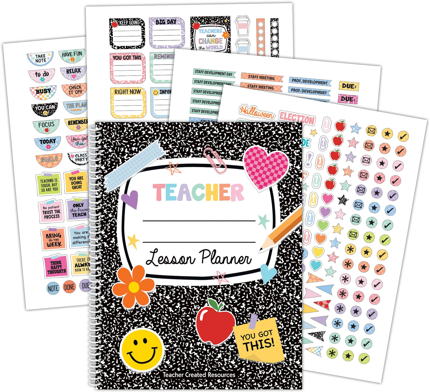 Teacher Created Resources Cool for School Teacher Plan Book (TCR9329)