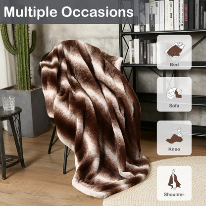 Electric Heated Blanket Full Size 72"x84", Cozy Large Oversized, 5 Heating Levels & 10 Hours Auto Off, Cozy for Bed, Sofa, & Office, Machine Washable, Purple
