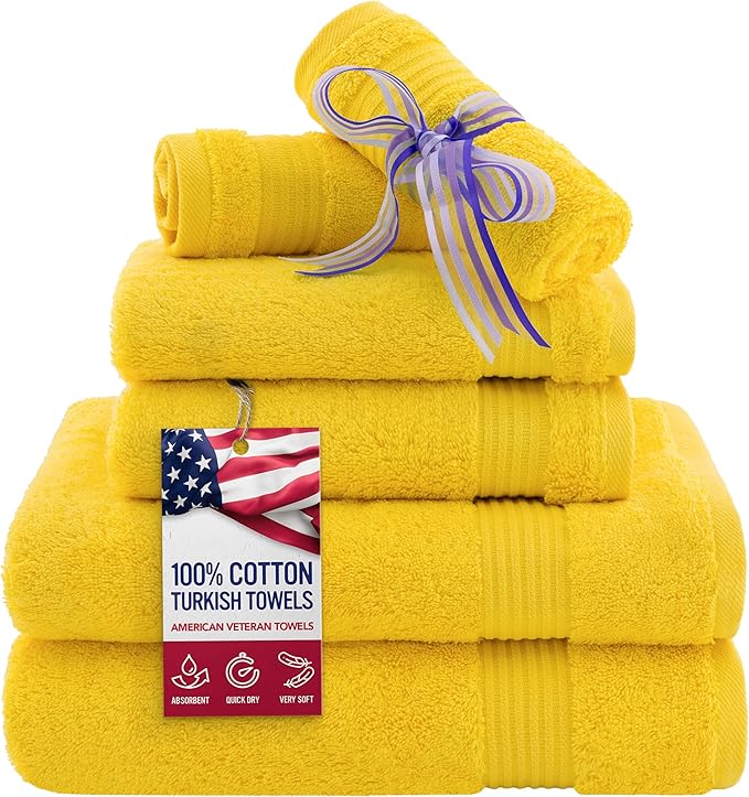 American Veteran Towel, 6 Piece Towel Set