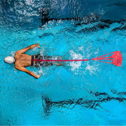 Swimming Training Set - Aquatic Resistance Belt, Parachute & Pool Harness Trainer - Stationary Swim Exercise Set - Accessory