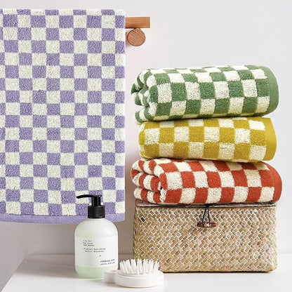 Jacquotha Hand Towels for Bathroom 4 Pack, Cotton Soft Absorbent for Face Spa