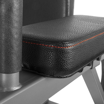 XMARK Captain's Chair with Dip Stand and Push Up Station, Commercial Vertical Knee Raise, Dip Station and Pushup Stand (Black)