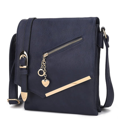 MKF Collection Crossbody Bags for Women, Sling bag Vegan Leather Shoulder bag Ladies Small Purse Handbag by Mia K