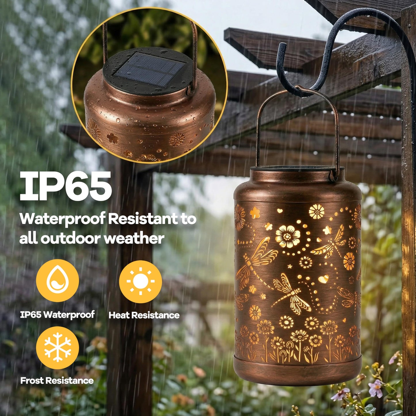 Dragonfly Solar Lanterns Outdoor Waterproof with Ground Stake - Unique Gifts for Women Mom Grandma,Birthday Gifts for Women,House Warming Gift New Home - for Garden Patio Yard Porch Lawn