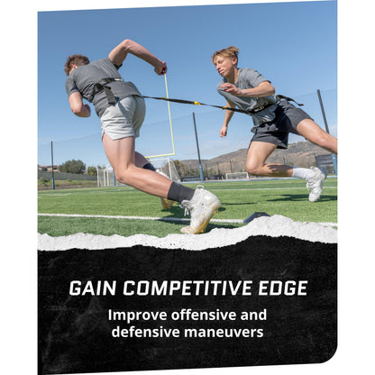 Adjustable Dual Agility Training Belt with Audible Feedback - Versatile Speed and Reaction Drill Trainer for Baseball, Softball, and Multi-Sport Agility