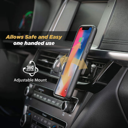Scosche MMWSM-2PKXCES0 MagicMount Select Magnetic Car Phone Holder Mount for iPhone and Android - 2 Pack - Secure Magnetic Cell Phone Mount for Car Window or Dash - Universal 360° Adjustable Head