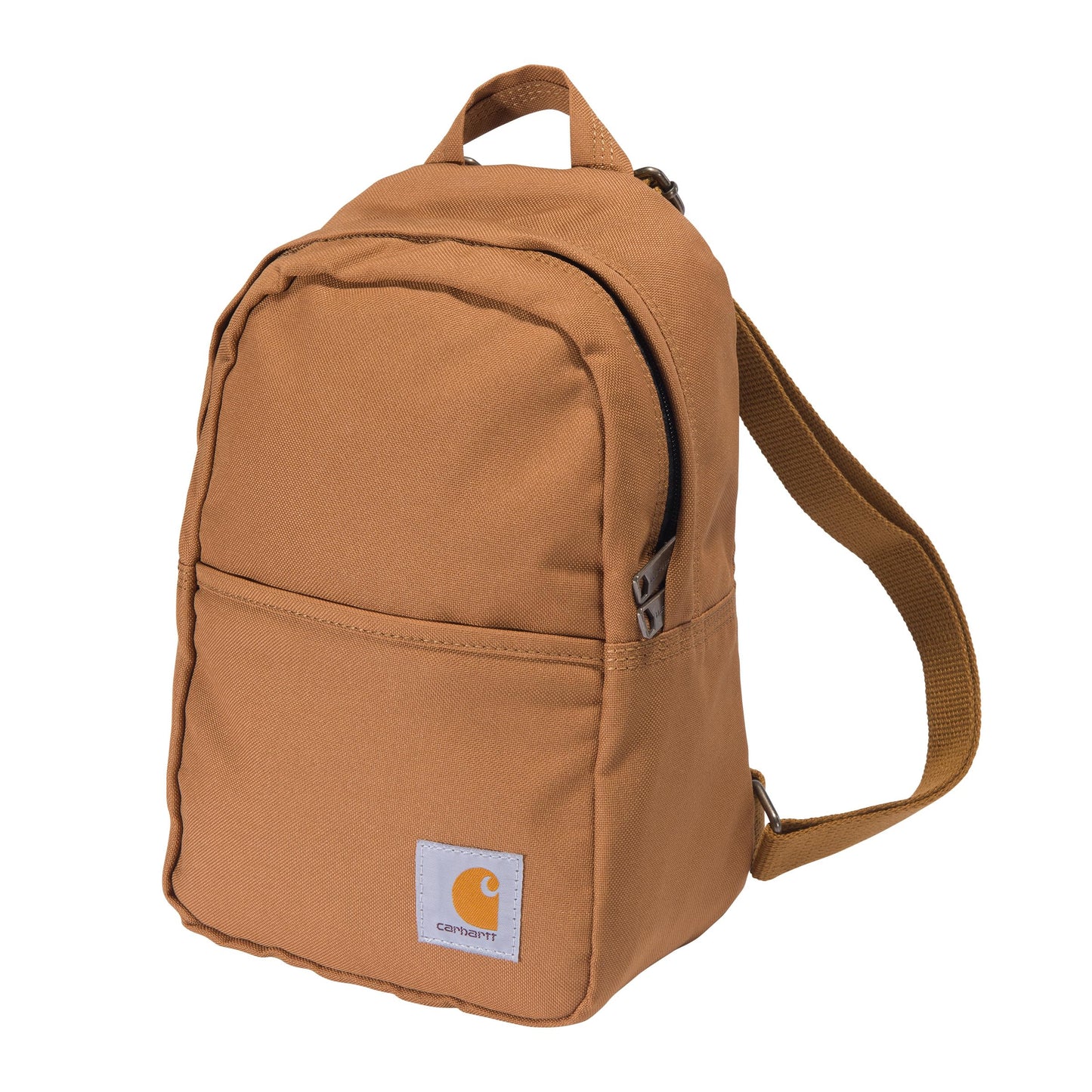 Carhartt Classic Mini Backpack, Durable, Water-Resistant Backpack with Adjustable Shoulder Straps, Carhartt Brown