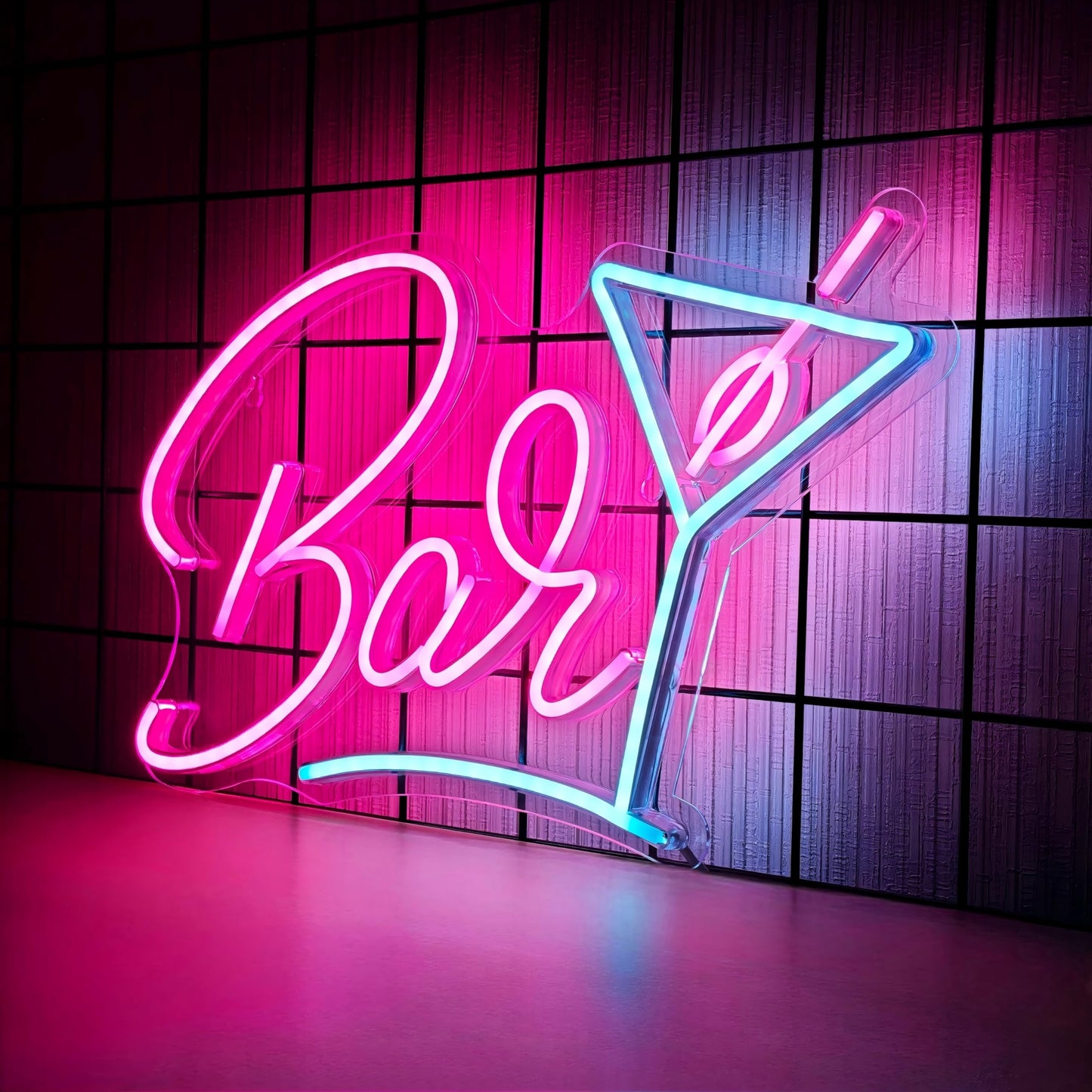 Bar Neon Signs for Home Bar Wall Decor, Neon Bar Sign for Bedroom Man Cave Bistro Pub Party,USB Powered LED Light Up Sign With Dimmer Switch, Gifts for Friends Families Birthday Christmas