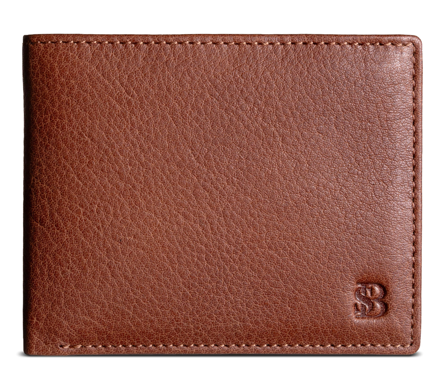 Full Grain Leather Wallet for Men | RFID Blocking | Extra Capacity Bifold Wallet with ID Windows | Ultra Strong Stitching | Slim Billfold with 13 Card Slots | Gift for Him (California Desert Venture)