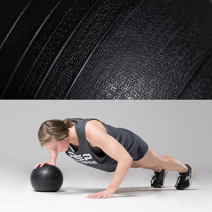 REP Weighted Slam Balls | 20 lb | Exercise and Fitness Balls for Strength Training, Soft Rubber Grip, Non-Bounce Medicine Ball | Crossfit, Home Gym, Fitness, and Core Workouts | Black