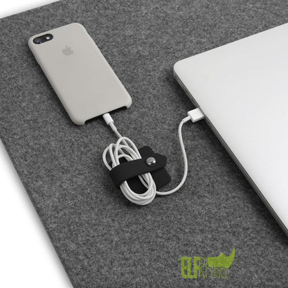 ELFRhino Cord Organizer Earbuds Holder Earphone Wrap Earphones Organizer Headset Headphone Earphone Wrap Winder Cord Manager Cable Winder Set of 2