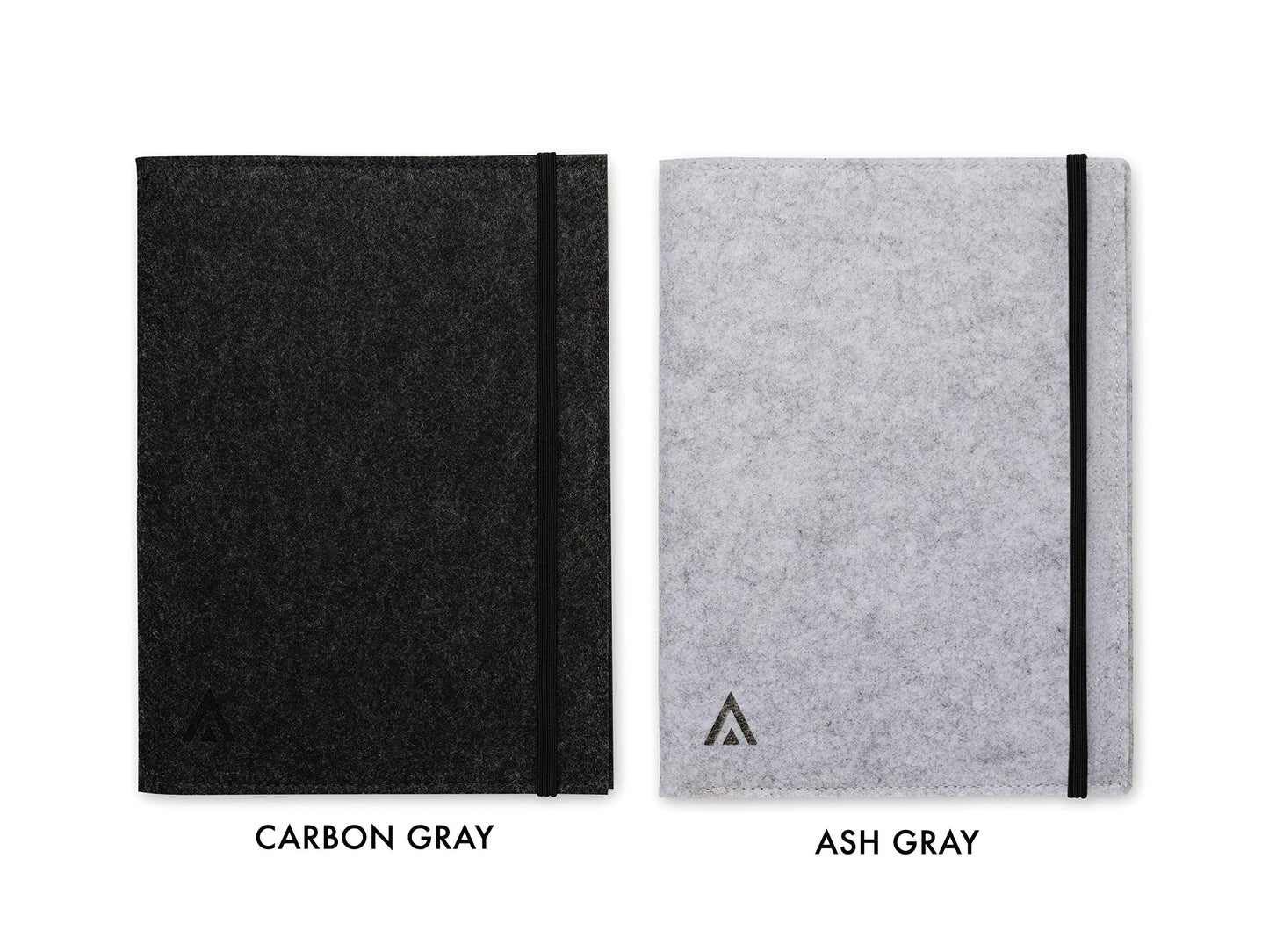 Eco-Friendly Folio Cover Compatible with Rocketbook, Moleskins, Notebooks and Journals - with Adjustable Pen Holder, Organizer Pockets, Business Card Holder - Letter Size 8.5 x 11(Carbon Gray)