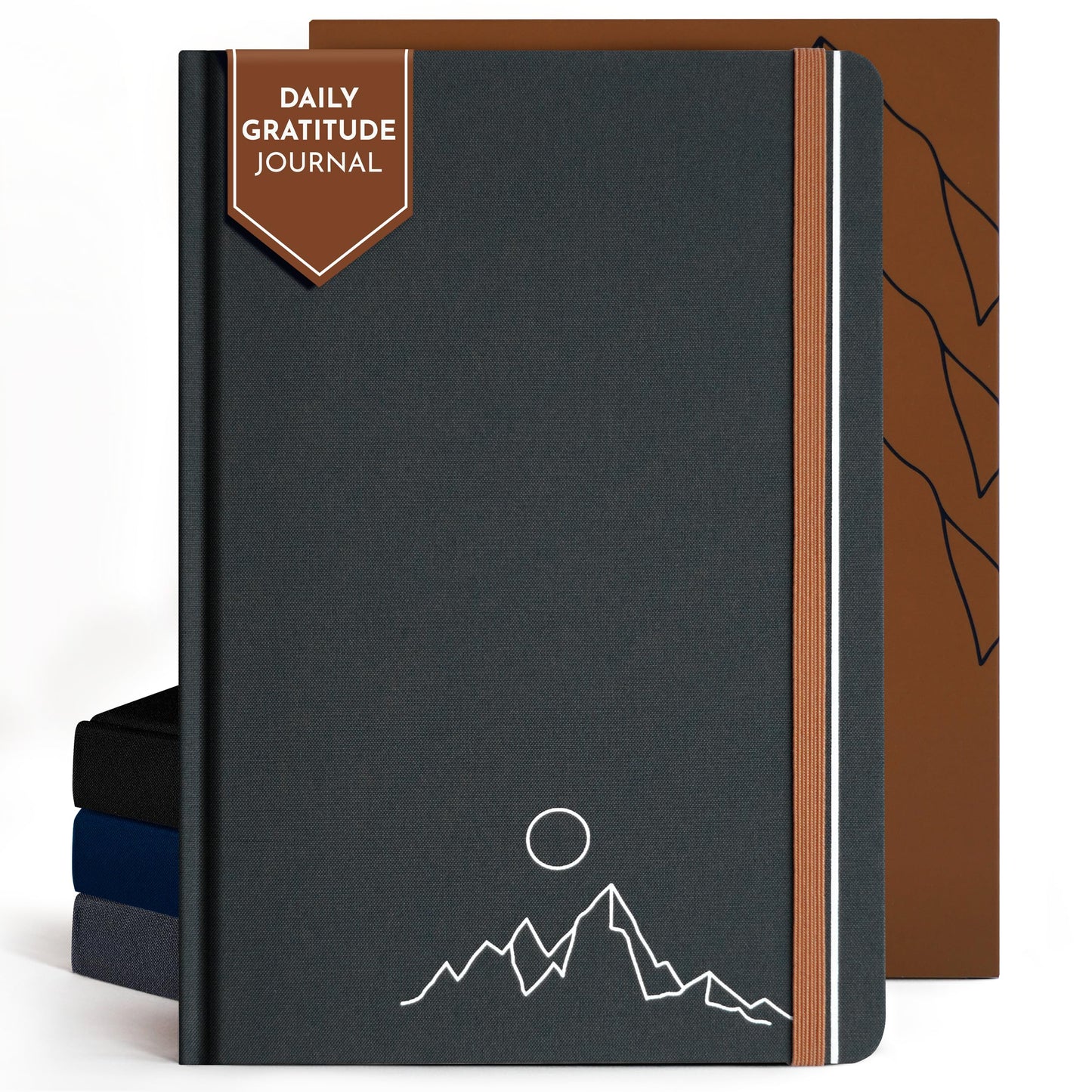 Premium Gratitude Journal for Men – 6 Month Guided Daily Prompts, Habit Tracker – Hardcover, 249 Pages, Lay Flat, 100gsm Paper – Mens Mindfulness Gifts, Mental Health, Self Mastery, Gift Boxed