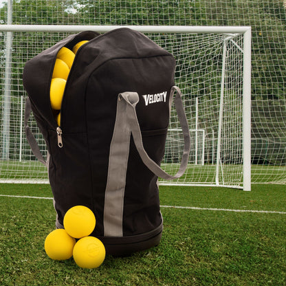 Velocity Heavy Duty Multipurpose Ball Bag with Durable Bottom - Holds up to 60-72 Balls - Ideal for Lacrosse, Baseball, Pickleball, Tennis & More, Black Camo, 6-Pack