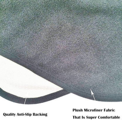 LoyaGour Car Seat Cover Protector Front Seats,for Gym Workout,Running,Swimming,Beach and Hiking,Waterproof Sweat Towel Bucket Seat Covers for Cars SUV Trucks (Grey, 1Pcs)