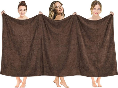 American Soft Linen 100% Cotton 600 GSM Turkish 40x80 Oversized Bath Towel Sheet