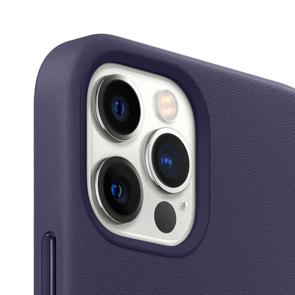 Apple iPhone 12 Pro Max Leather Case with MagSafe - Deep Violet