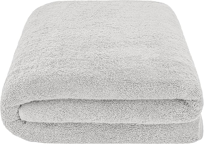 American Soft Linen 100% Cotton 600 GSM Turkish 40x80 Oversized Bath Towel Sheet