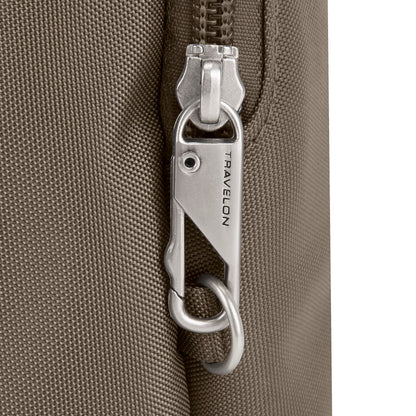 Travelon Anti-theft Classic N/S Crossbody Cross Body Bag, Brown, One Size, Travelon Anti-theft Classic N/S Crossbody