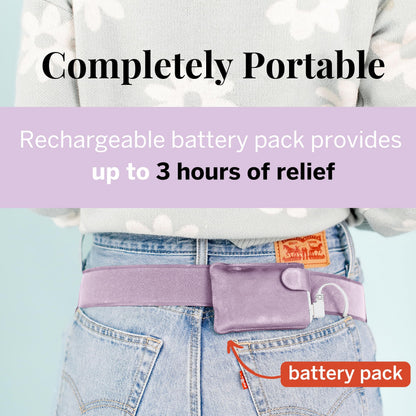Pixie Period Heating Pad for Cramps - Thinnest Wearable Heating Pad - Unnoticeable Under Clothes - Best Portable Pain Relief Belt Device with Heat On The Market - Hours of Menstrual Pain Relief