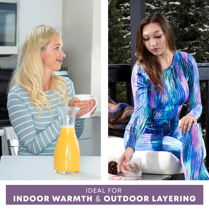Rocky Thermal Underwear for Women (Long Johns Thermals Set) Shirt & Pants, Base Layer with Leggings/Bottoms Ski/Extreme Cold