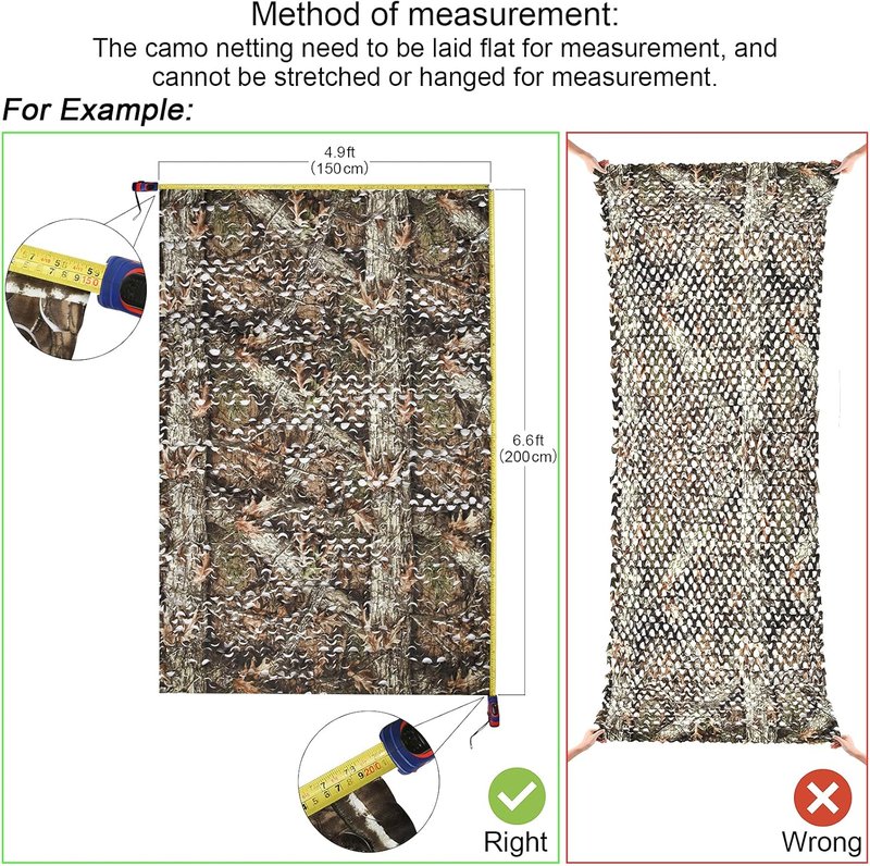 Camo Netting for Hunting | Bulk Roll Sunshade & Military Decoration