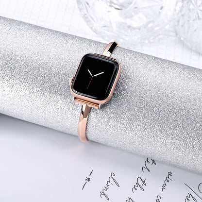 PlusRoc Stainless Steel Band Compatible with Apple Watch Band 38mm 40mm 41mm 42mm(Series 11/10) iWatch SE Series 11 10 9 8 7 6 5 4 3 2 1, Slim Versatile Bangle Bracelet for Women, Copper