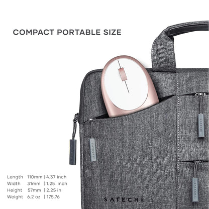Satechi M1 Wireless Bluetooth Mouse, USB-C Rechargeable, Compact & Portable, for MacBook Air/Pro M4, iPad Air/Pro M4/M3, iPad mini, Mac mini, iMac & Windows - Space Gray
