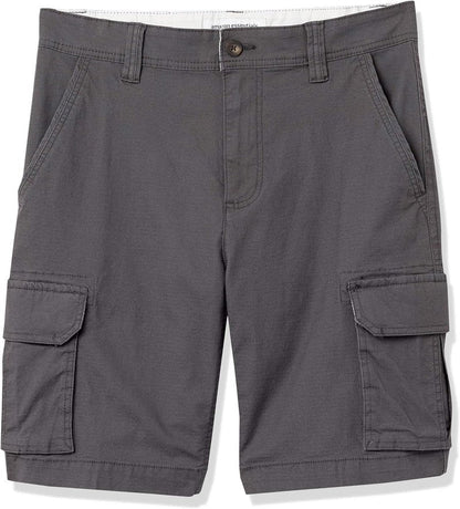 Men's 10" Lightweight Ripstop Cargo Shorts - Multi-Pocket Design for Comfort & Durability