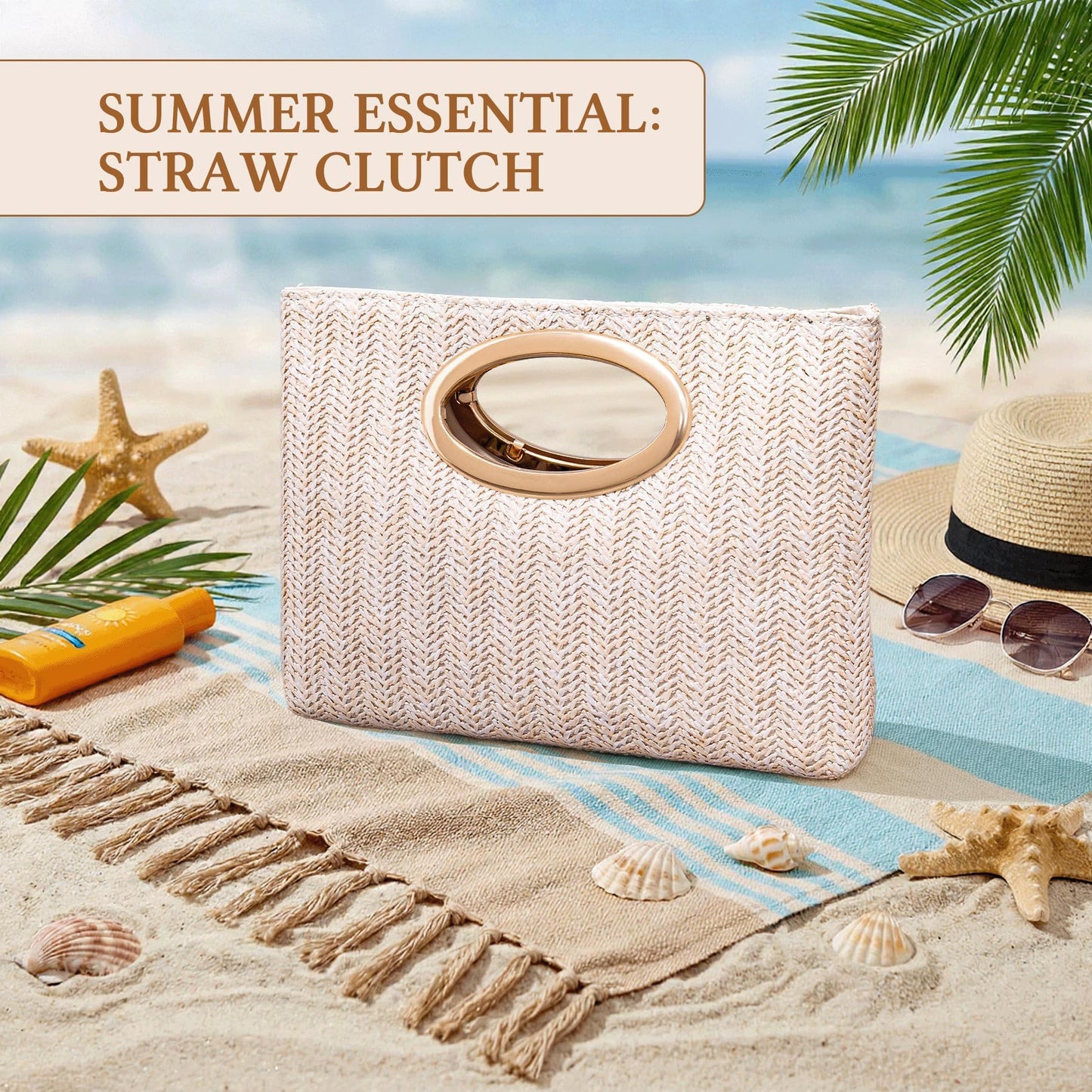 ENFANTRY Clutch Purses for Women Evening Bag, Stylish Clutch Bag, Versatile Evening Purse for Parties, Weddings & Cocktail Events