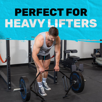 Trap Bar [Bells of Steel] Hex Bar Deadlift, Open-Ended Frame Trap Bars for Weight Lifting, Gym Equipment for Home and Commercial, Built-in Deadlift Jack & Rotating Sleeves, 700 lb Capacity