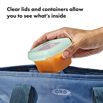 OXO Tot Baby Blocks Food Storage Containers (4 Oz.) - Opal