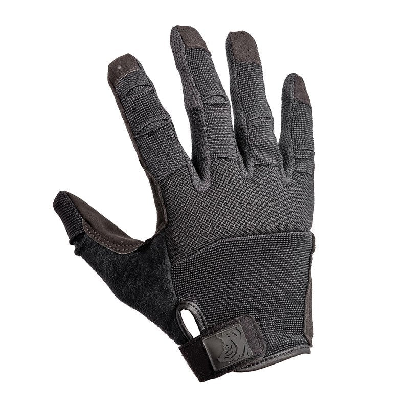 PIG FDT Alpha Full Dexterity Gloves for Shooting Sports, Touchscreen Compatible, Breathable, 1 Pair, Black, Small