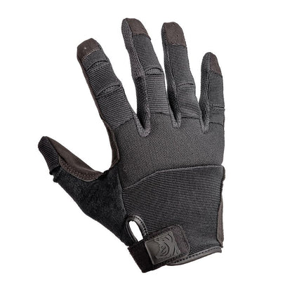 PIG FDT Alpha Full Dexterity Gloves for Shooting Sports, Touchscreen Compatible, Breathable, 1 Pair, Black, Small