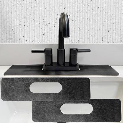 Faucet Mat Bathroom Sink Oval-Hole : AHA HOMEWARE Diatomite Rubber Bathroom