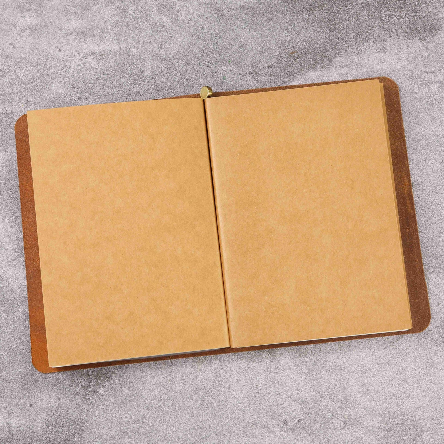 Leather A5 Travelers Notebook Cover with Inner Pockets and Card Slots and Pen Holder (Inches, A5-8.3 x 5.8)
