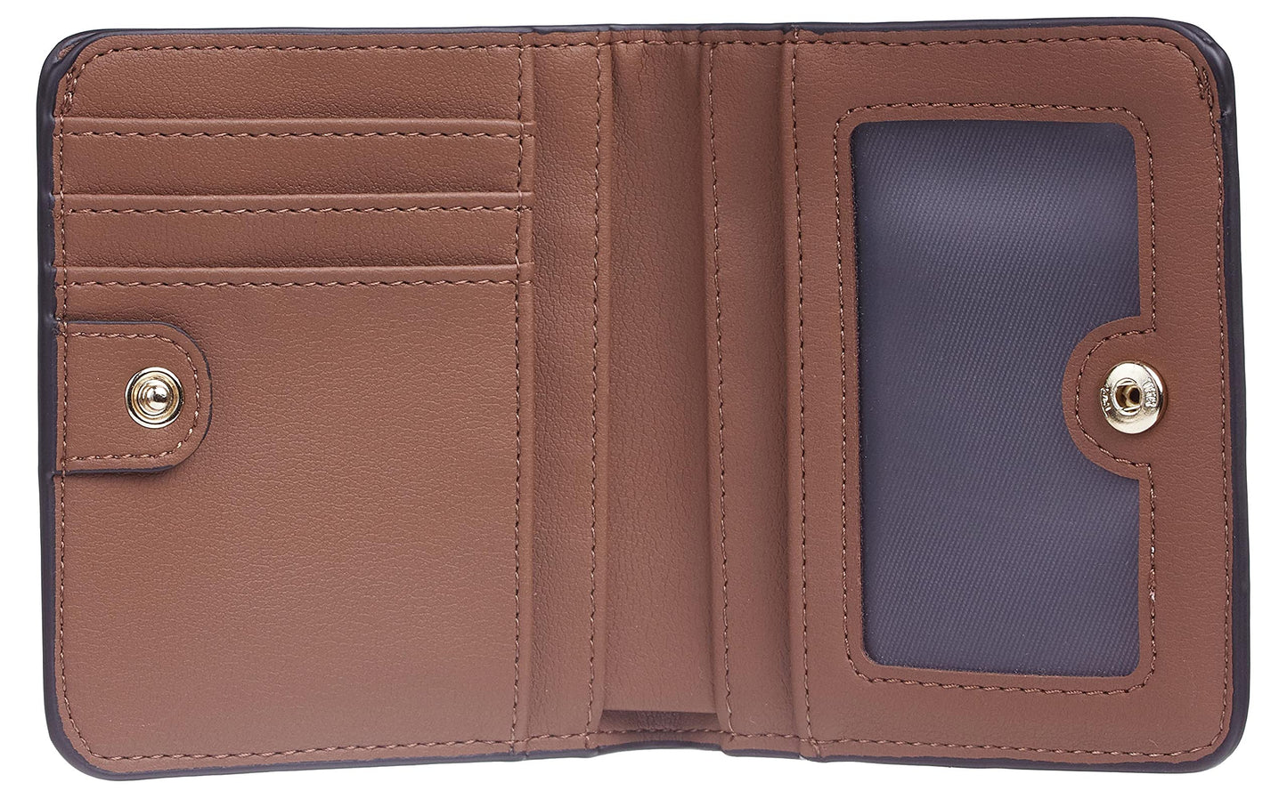 Toughergun Women’s Small Slim Leather Wallet with RFID Protection, Compact Bifold Mini Purse with Clear ID Window
