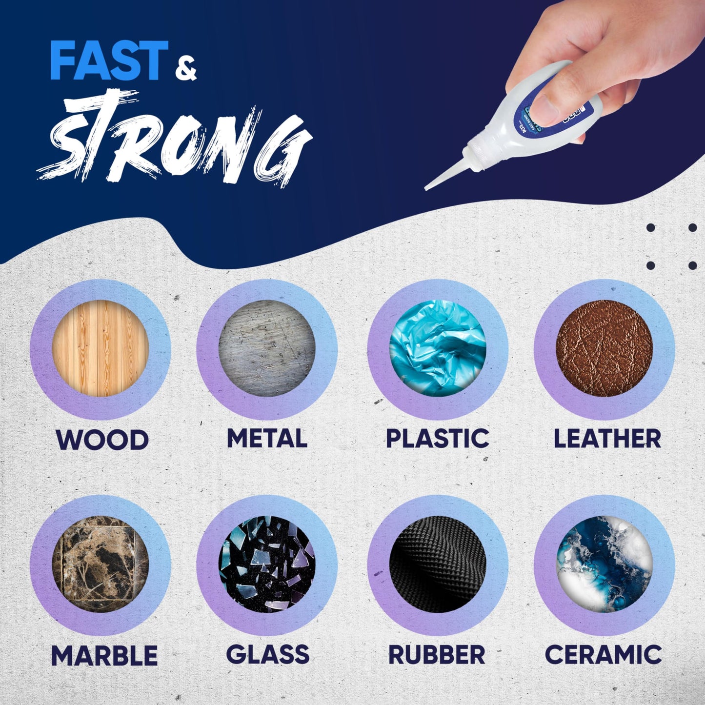 CA Glue with Activator Kit - 3 x 1.75 oz (Thin, Medium, Thick) + 16.9 fl oz Accelerator Spray, Cyanoacrylate Super Glue for Woodworking, 3D Printing, Plastic, Guitar Repair & Hobby Projects