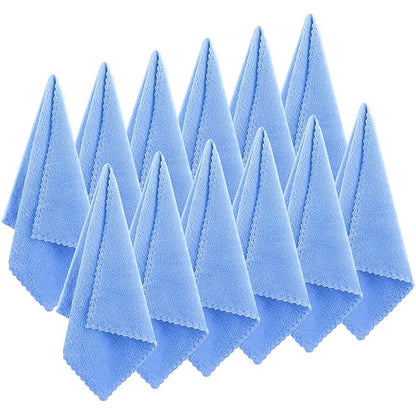Syhood 12 Pieces Face Wash Cloth 12 x 12 in Makeup Remover Cloths Towel Coral