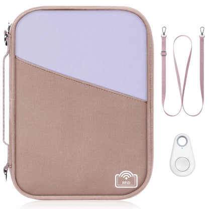 EcoVision Family Passport Holder for Travel with RFID Blocking, Traveling Essentials Organizer Pouch Bag, Light Passport Wallet for Travel Must Haves Accessories for Women Men