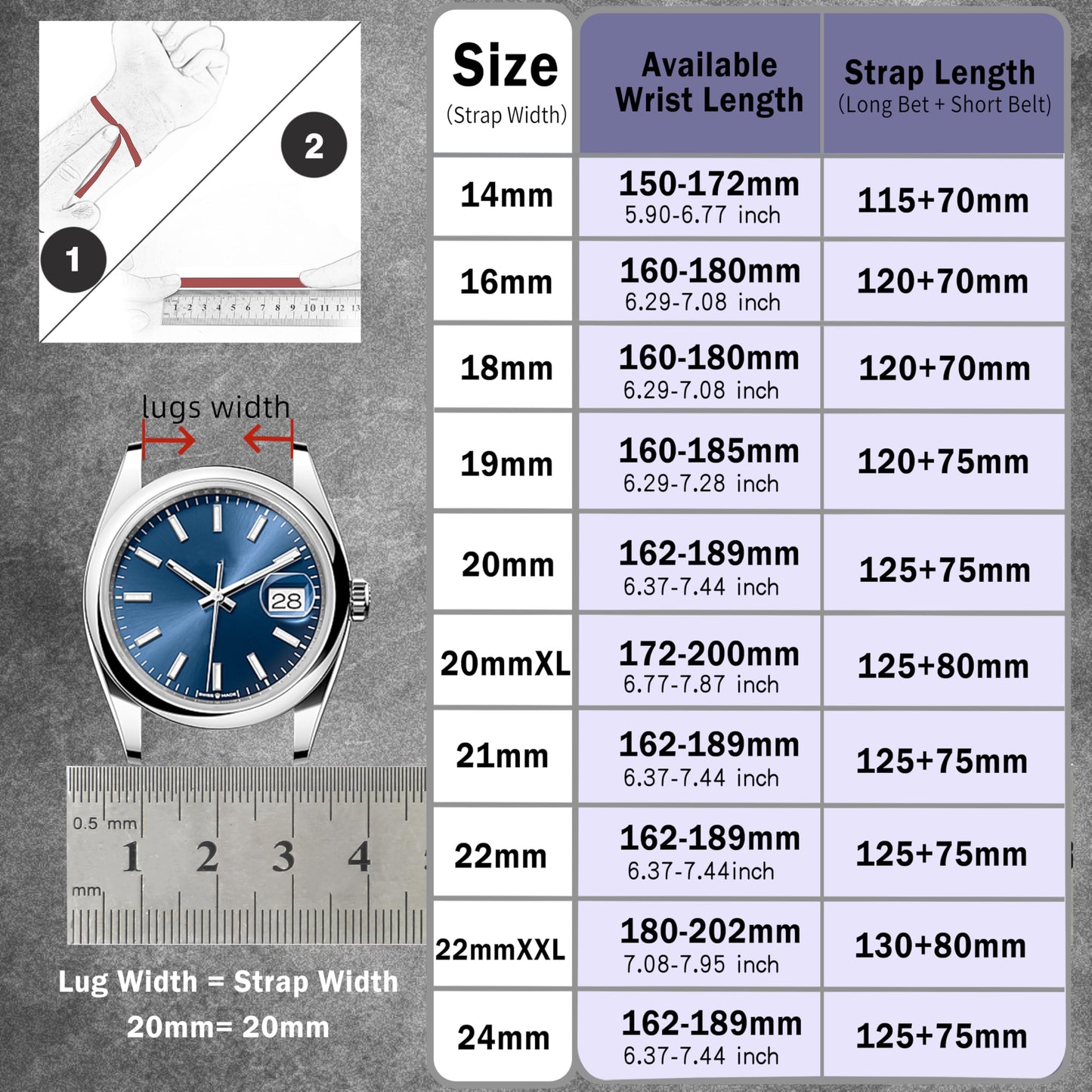 Gomvadr Quick Release Leather Watch Bands 14mm 16mm 18mm 19mm 20mm 21mm 22mm 24mm ,Vintage Oil Wax-Tanned Leather Watch Straps Men's Watch Band Replacement Watch Strap for Men Women,Tan with Contrast Stitch/Blk Buckle, 20mm