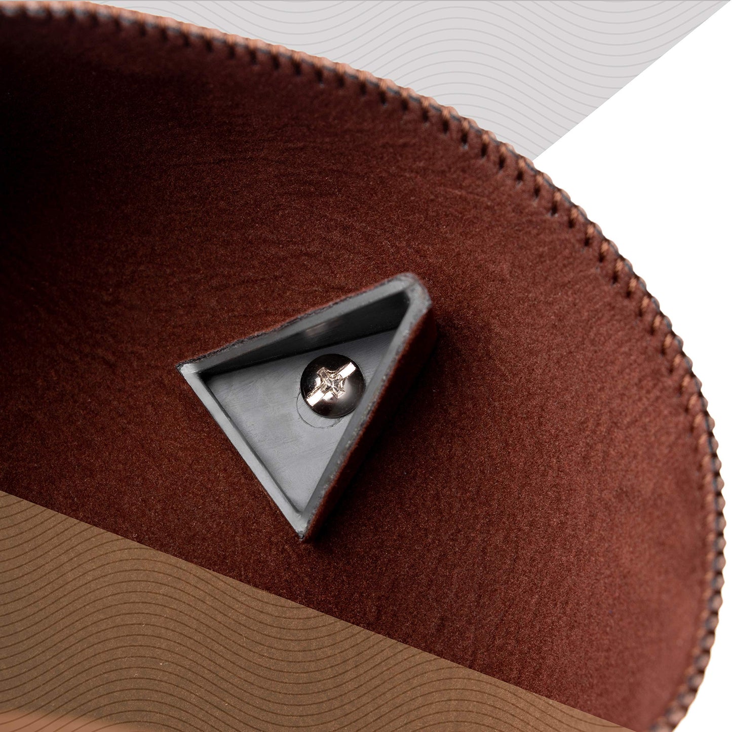 PU Leather Sunglass Case, Soft Premium Sunglasses Case Pouch Brown, Medium Big Glasses Holder For Men and Women