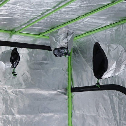 HANGKAI Home Grow Tent, Hydroponic Plant Growing Room w/Observation Window and Inner Tool Bag, 600D Highly Reflective Fabric Cover Indoor Grow Room, 48"x48"x80"