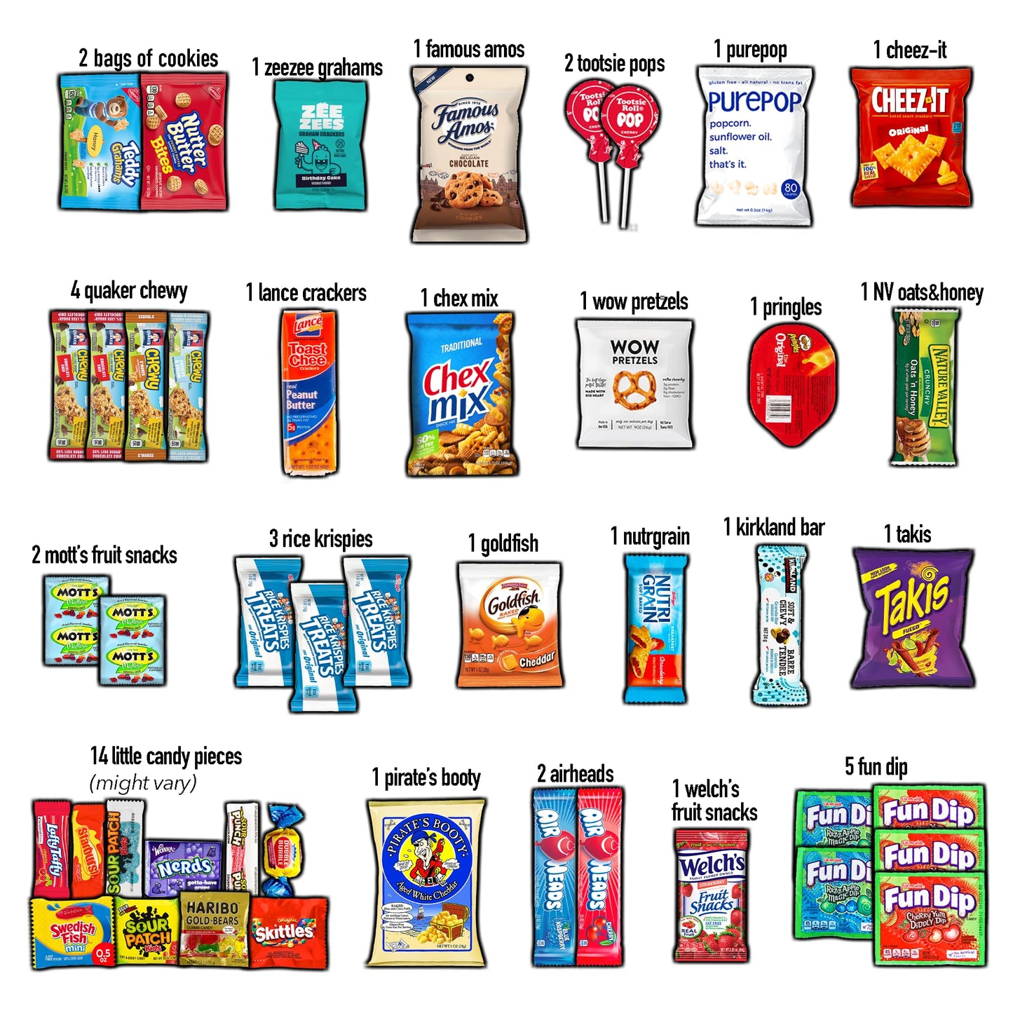 CRAVEBOX Snacks Box Variety Pack Care Package (45 Count) Summer Treats Gift Basket Adults Kids Grandkids Guys Girls Women Men Boyfriend Birthday Cookies Chips College Student Office School