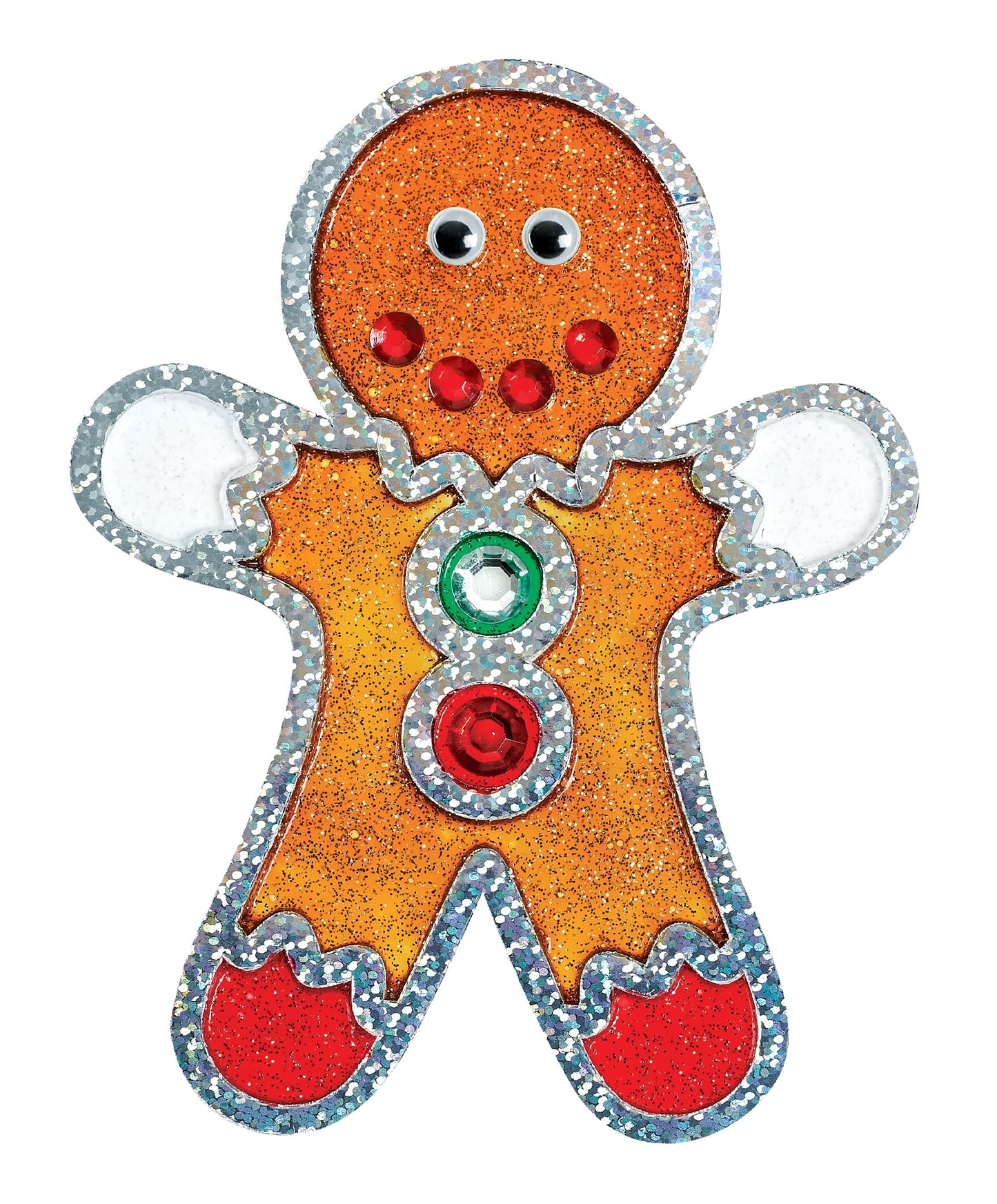 Creativity for Kids Holiday Easy Sparkle Window Art Craft Kit: Create 7 Window Art Designs, Holiday Crafts, Christmas Crafts for Kids, Christmas Activities for Kids (Ages 6+)